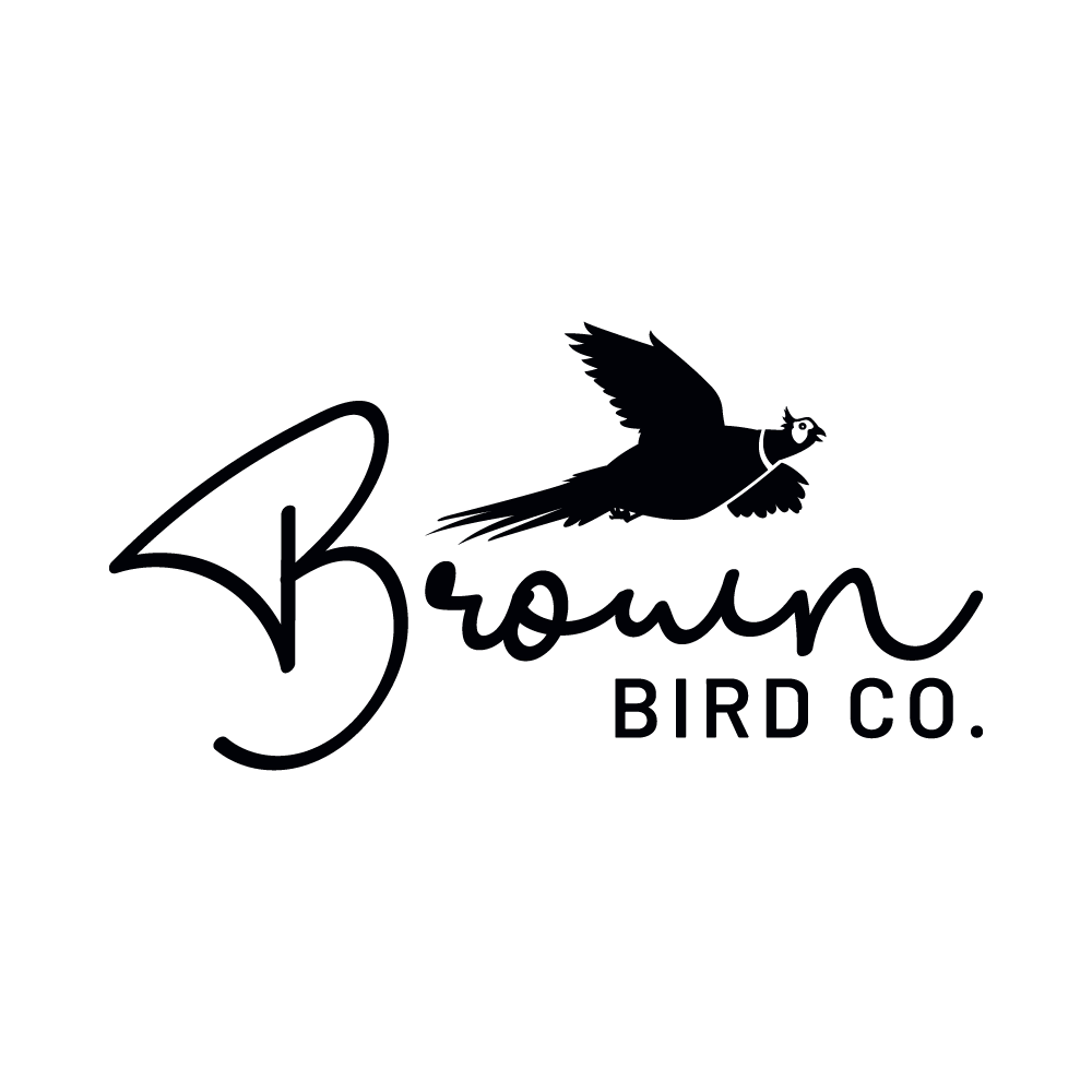 Brown Bird Co. Logo - Black